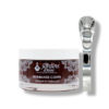 Exfoliating and relaxing body scrub with 100% natural Rose Lake salt from Les Jardins D’Aïssa